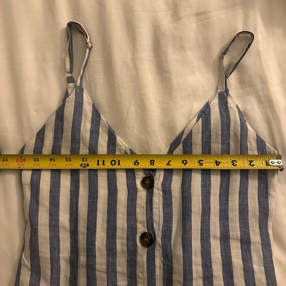 Reformation Kauai linen stripe mini dress - Picture 9 of 11